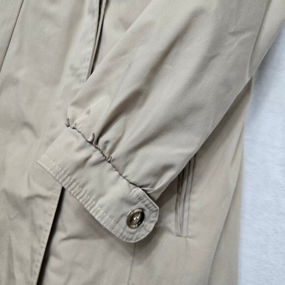 Saxton Hall Womens Vintage 70s Elevated Classic Quilted Long Trench Coat Size 11 - Picture 5 of 12
